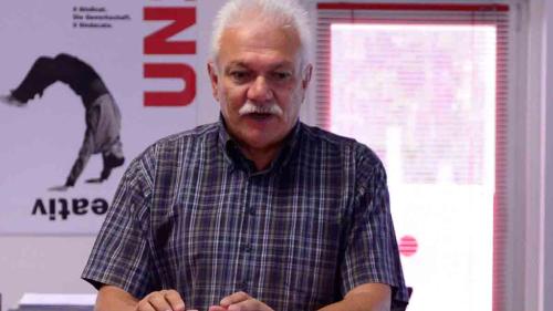 Arno Russi von der Unia in St. Moritz, Foto: Liwia Weible