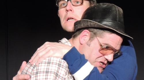 Ruedi e Heinz han giovà cun blera mimica, eir i’l cas da cuffort ün per l’oter. fotografia: Benedict Stecher