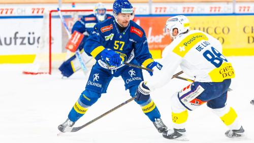 HCD-Verteidiger Davyd Barandun hat sich deutlich gesteigert und wird auf die nächste Saison zum SC Bern wechseln. Foto: HCD/Maurice Parrée