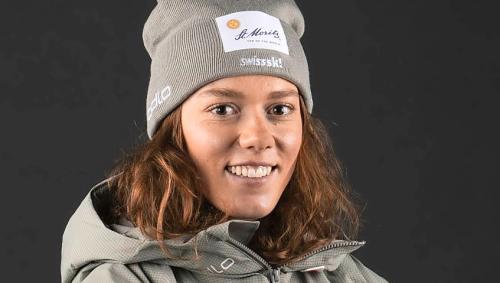 Die St. Moritzerin Nadja Kälin wird beim Teamsprint in Goms zusammen mit Alina Meier Sechste. Foto: Swiss-Ski
