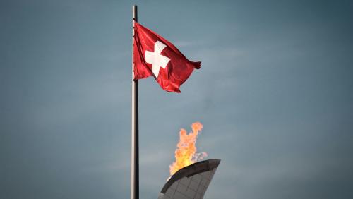 Nach 1928 und 1948 möchte die Schweiz 2038 erneut Olympische Winterspiele austragen, unter anderem im Engadin. Foto: Keystone, Laurent Gillieron